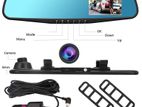 camera car dash Mirror 12mp HD Front + revers kit