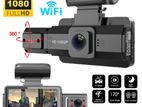 camera wifi 12mp HD Front + inside recording car 2in1 new