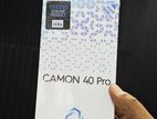 Camon 40 Pro (8/256) (Brand New)