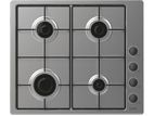 Candy 60 Cm Gas on Metal Hob, Lateral Knobs, 4 Burners - Chw6 Lbx/4 U2