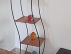 Cane/metal Corner Stand