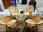 Cane Chair Set