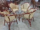Cane Chair Set