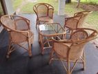 Cane Chair Set