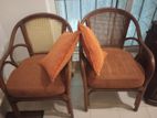 Cane Chairs with Cusion