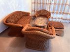 Cane Sofa Set