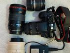 Canon 1000D DSLR Full Kit with L-Series 135mm
