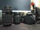 Canon 200D DSLR Fullset with Box and 2 Lenses