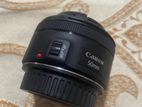 Canon 50mm 1.8F Lens