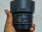 Canon 50mm F/1.8 Prime Lens With UV Filter