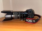 Canon 70D with Tamron F2.8 70 - 200mm Samyang 14