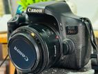 Canon 750D with 50mm 1.8 Lens