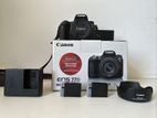 Canon 77D camera with 50mm f1.8 lens