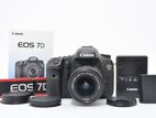 Canon 7D DSLR body with lens