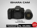 canon 7D DSLR body with lens