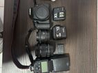 Canon 800D + 18-55mm 50mm Speed Light