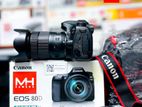 Canon 80D 24.3MP DSLR Camera / EFS 18.135mm is USM Nano Lens