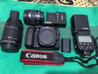 Canon 80d 50mm with 2 Lense Full Set