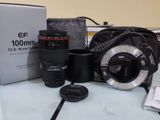 Canon EF 100mm f/2.8 L Macro Lens with Yongnuo YN14EX II Flash