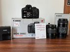 Canon EOS 2000d with EFS 55-250mm
