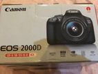 Canon EOS 2000D DSLR Camera with 18-55mm Lens