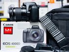 Canon EOS 4000D DSLR Camera with Lens Full Set Box