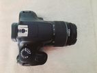 Canon EOS 4000D with 18-55mm lens and 75 - 300mm