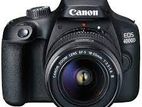 CANON EOS 4000D WITH LENS (18-55MM)
