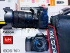 Canon EOS 70D DSLR Camera Full Set Box Low Shutter