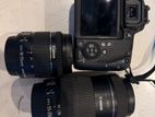 Canon EOS 77D Body with 2 Lens