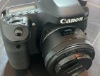 Canon EOS 80D DSLR Camera with 50mm Lens and18-135mm Lens, Maharagama.