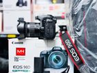 Canon EOS 90D 32.5MP DSLR Camera Full Set Box