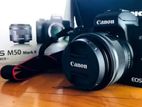 Canon EOS M50 Mark II Mirrorless Digital Camera with 15-45mm Lens