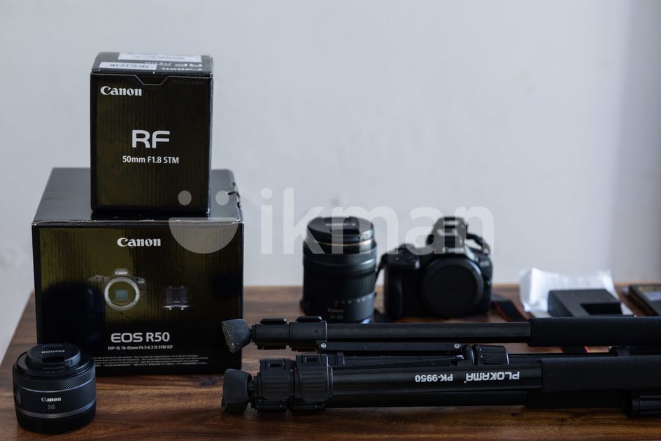Canon EOS R50 Complete Photography Kit + 2 RF Lenses for Sale in ...