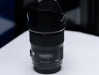 Canon Sigma 35mm 1.4 Lens