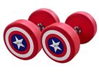 Captain America 12.5kg Dumbbell × 2