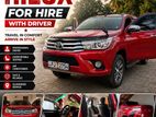 Car For Hire Toyota Hilux With Driver