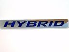 Car HYBRID Badge