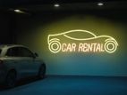 Car Neon Light Aesthetics Art Gift