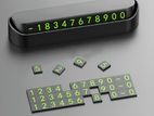 Car Parking Phone Number Holder