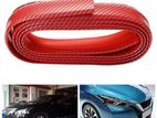 Carbon Fiber Red Color Bumper Lip for Toyota Axio Car