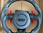 Carbon Fiber Sued Steering Wheel