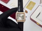 Cartier Santos Dumont Black Mens Watch