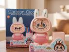 Cartoon Style Clock Pen Holder