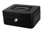 Cash Box 10 Inch With 2 Keys ( Black )