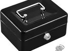 Cash Box 10 Inch with 2 Keys ( Black )