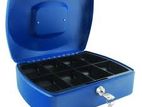 Cash Box 10 Inch With 2 Keys ( Blue Colour )