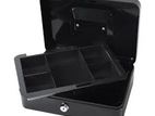 Cash Box 10 Inch With Keys ( Black )