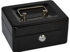 Cash Box 10 Inch With Keys ( Black )