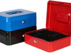 Cash Box 6 Inch With Keys ( Different Colours )